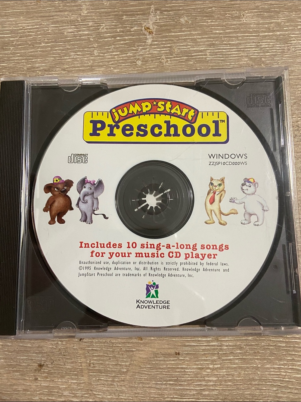 JumpStart Preschool Educational Computer PC Game 1996 CD-ROM
